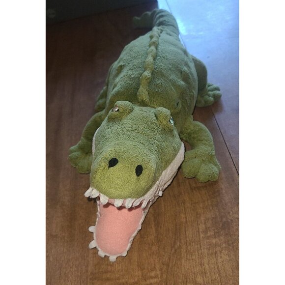 TIGER TALE TOYS Plush ALLIGATOR CROCODILE  2017 VIAHART Green 20" STUFFED TOY - Picture 2 of 10